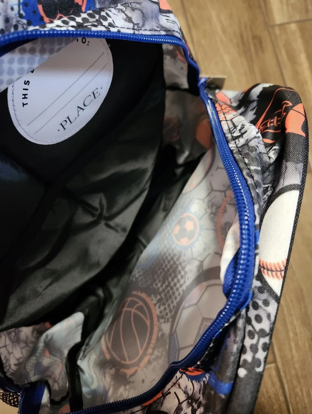 The Children's Place Sports Backpack & Lunch Bag - Blue & Orange